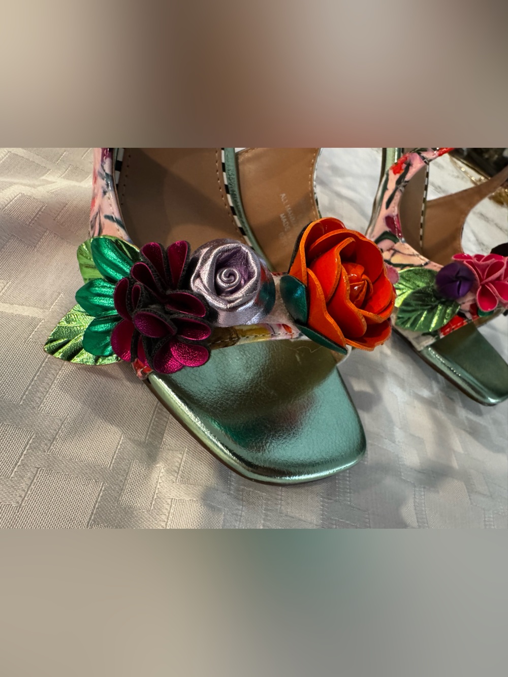 Mikah Floral Stiletto Dress Sandal by Betsy Johnson - Picture 3 of 13